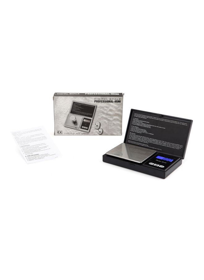 NIBEMINENT - Digital Kitchen Scale Black 22.50x5.70x5.75centimeter - Image 1