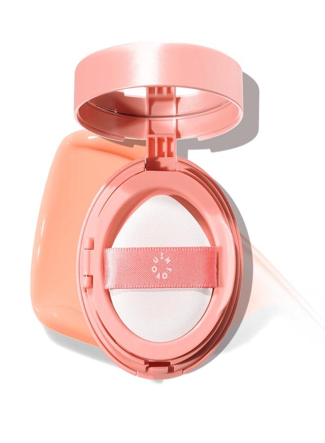 INTO YOU Cream Blush Air Cushion for Cheeks Eyes, Moisturizing, Lightweight, Dewy Finish Face Makeup, Long Wearing, Buildable, Blendable, Pigmented Liquid Blush, for All Skin Tones, Cheeky Melon - Image 1