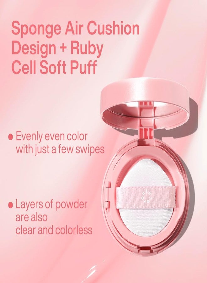 INTO YOU Cream Blush Air Cushion for Cheeks Eyes, Moisturizing, Lightweight, Dewy Finish Face Makeup, Long Wearing, Buildable, Blendable, Pigmented Liquid Blush, for All Skin Tones, Cheeky Melon - Image 5
