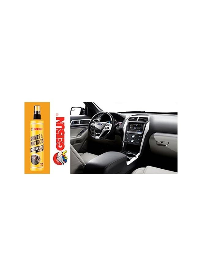 GETSUN Auto Protectant Shine Spray for Car Interior – Rubber, Plastic, Vinyl & Leather Cleaner, 295ml - Image 3