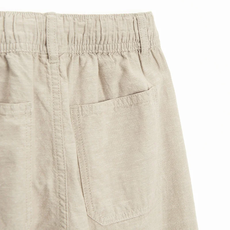 Cool Club by SMYK BEIGE LINEN, COTTON TROUSERS