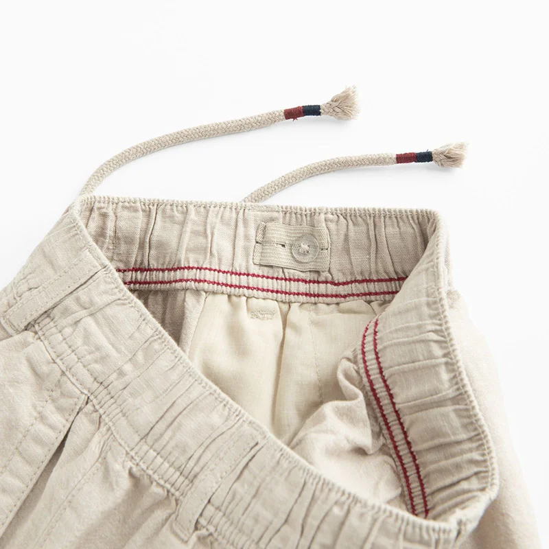 Cool Club by SMYK BEIGE LINEN, COTTON TROUSERS