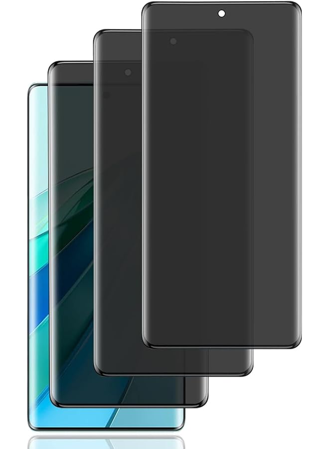 erorex 3 Pack For Honor X9A Privacy Screen Protector Anti Spy Tempered Glass Film 9H Tempered Glass Screen Replacement Anti Peep Screen Protector Film For Honor X9A Privacy - Image 1