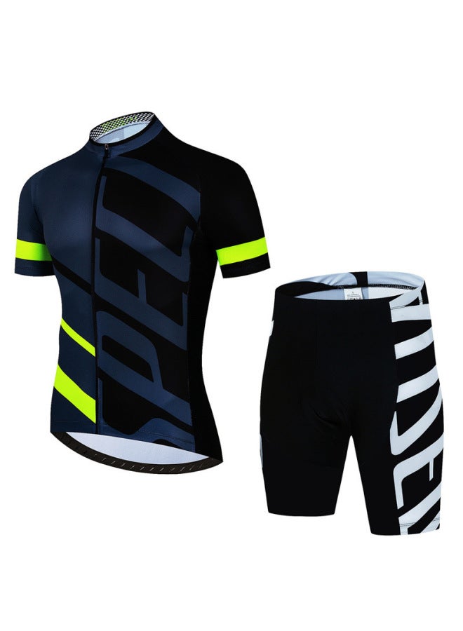 Summer Cycling Jersey Short Sleeve Set Outdoor Bike Cycling Wear