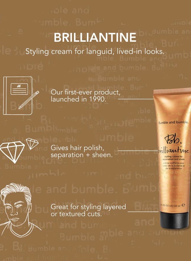 Bumble and Bumble . Brilliantine Styling Cream | For Separation and Sheen | With Castor Oil, 2 Fl Oz - Image 4