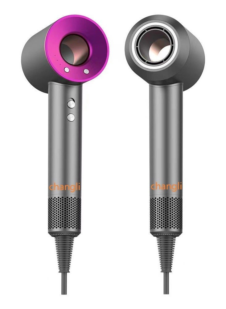 Changli Professional Brushless, Portable Blow Dryer Fast Drying for Salon Look, 3 Speed,4 Heat Settings with 5 Magnetic attachments for Quick Drying and efficient Styling - Image 1