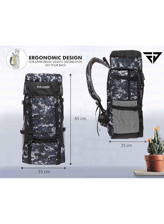 Fur Jaden 55 LTR Rucksack Travel Backpack Bag for Trekking, Hiking with Shoe Compartment - Image 3