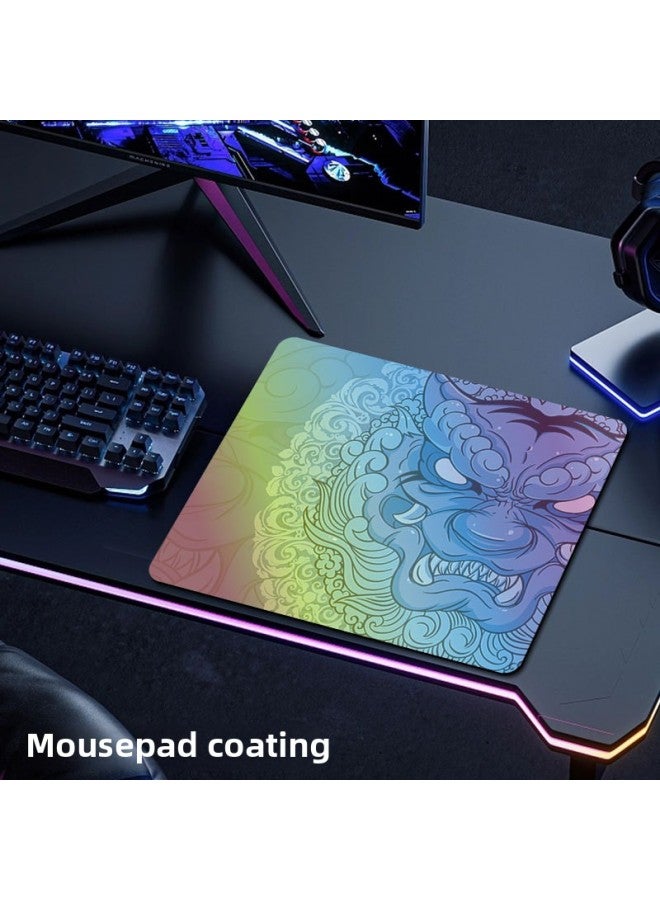 Firewire Competition Streamers Rainbow Magic Coated Coated Game Super Large Small Size Mouse Pad No Edge Fps E-Sports-Color:400*450*4-Pattern:18  - Image 1