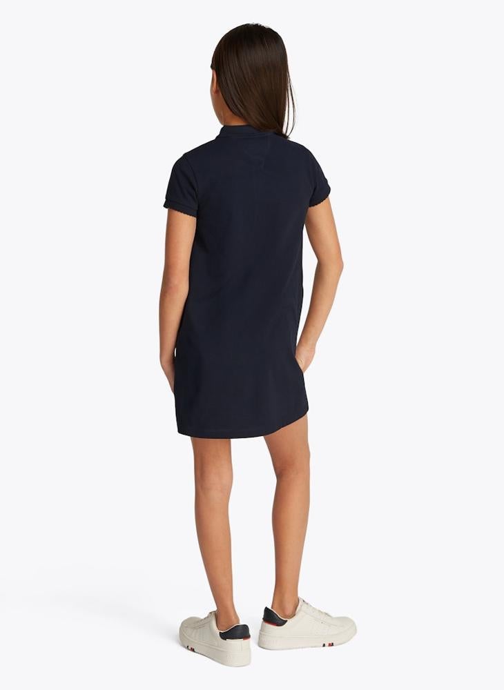 TOMMY HILFIGER - Kids Essential Polo Dress - Image 1