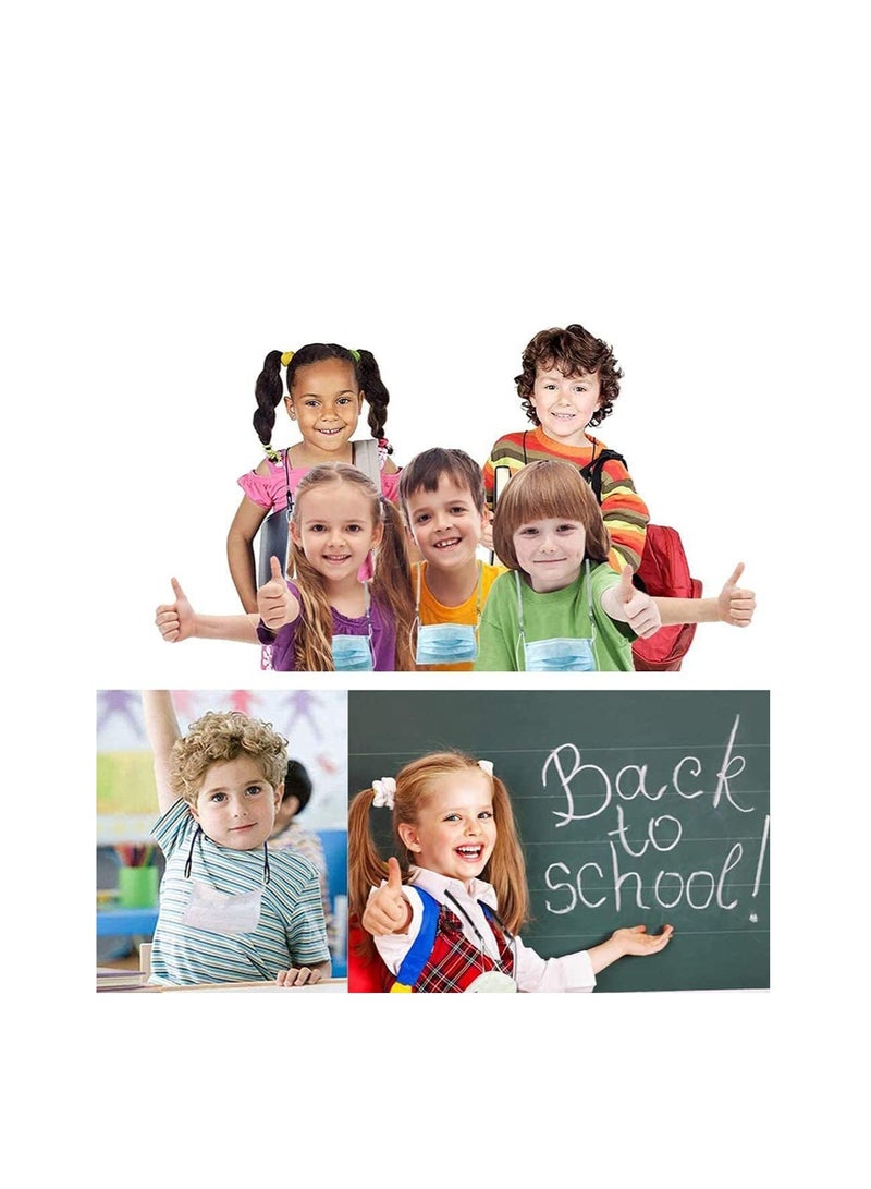 SYOSI Children's lanyard, Mask Lanyard for Kids/Adults, Adjustable Length Face Lanyard with Clips at Both Ends, Neck Brace and Ear Protection, Children's Lanyard for Suitable School Outdoor Sports - Image 3