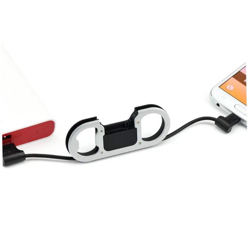 Multifunctional Bottle Opener Keychain With Micro USB Charging And Data Cable - Image 5