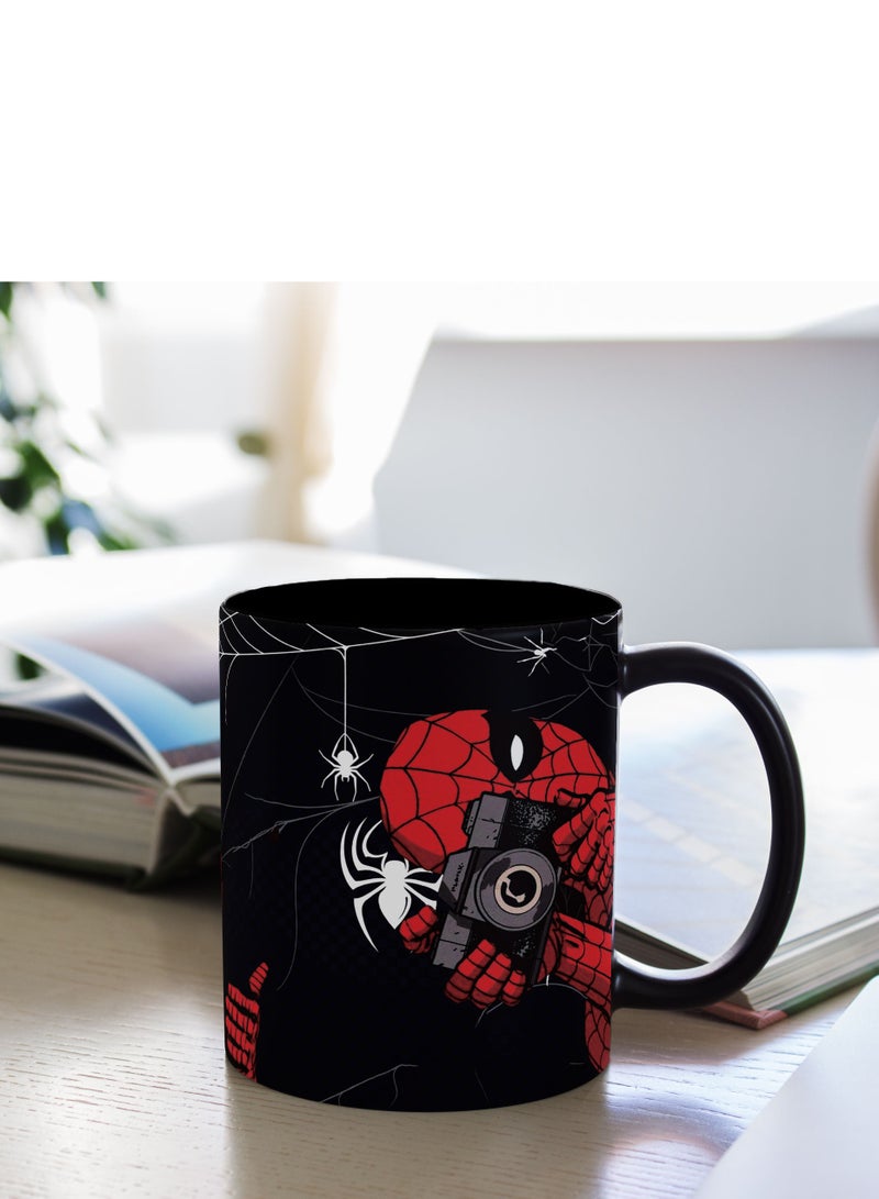 إم إي سي سبايدرمان كوب أسود 11 أونصة - Image 3