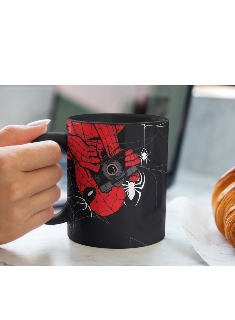 إم إي سي سبايدرمان كوب أسود 11 أونصة - Image 4