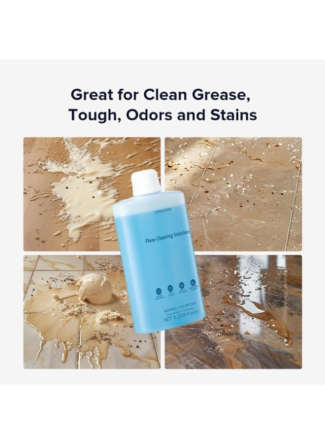 roborock Floor Cleaning Solution, Floor Cleaner for Hardwood, Compatible Robot Vacuums with Mopping and Wet and Dry Vacuum, 1L. - Image 3
