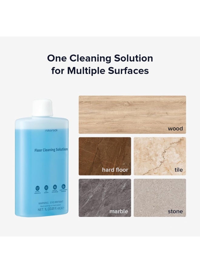 roborock Floor Cleaning Solution, Floor Cleaner for Hardwood, Compatible Robot Vacuums with Mopping and Wet and Dry Vacuum, 1L. - Image 2