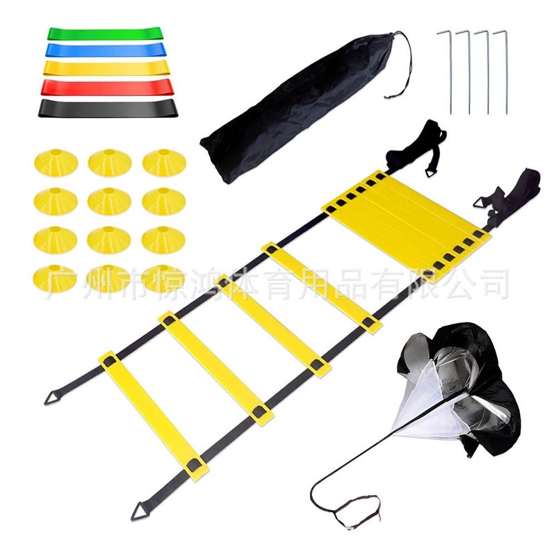 Ao Shi Teng Football & Basketball Training Equipment Set - Agility Discs, Hurdles, Resistance Umbrellas, and Speed Ladders - Image 5