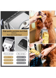 YUCCA yucca Dog Grooming Clippers for Thick Heavy Coats, Cordless Animal Clippers Professional, Rechargeable Low Noise Clippers Pet, Thick Fur Clippers with 7000 RPM Powerful Motor  - Image 2