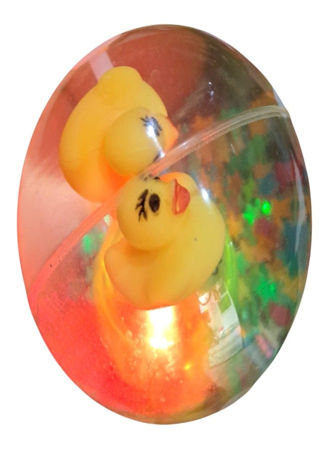 JNiL Multicolour LED Flashing Water Bouncing Ball Anti-Stress Gift Fun Toys for Children (15cm, 150g, 1 count) - Image 2