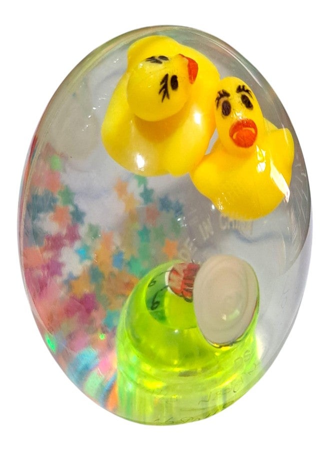 JNiL Multicolour LED Flashing Water Bouncing Ball Anti-Stress Gift Fun Toys for Children (15cm, 150g, 1 count) - Image 1