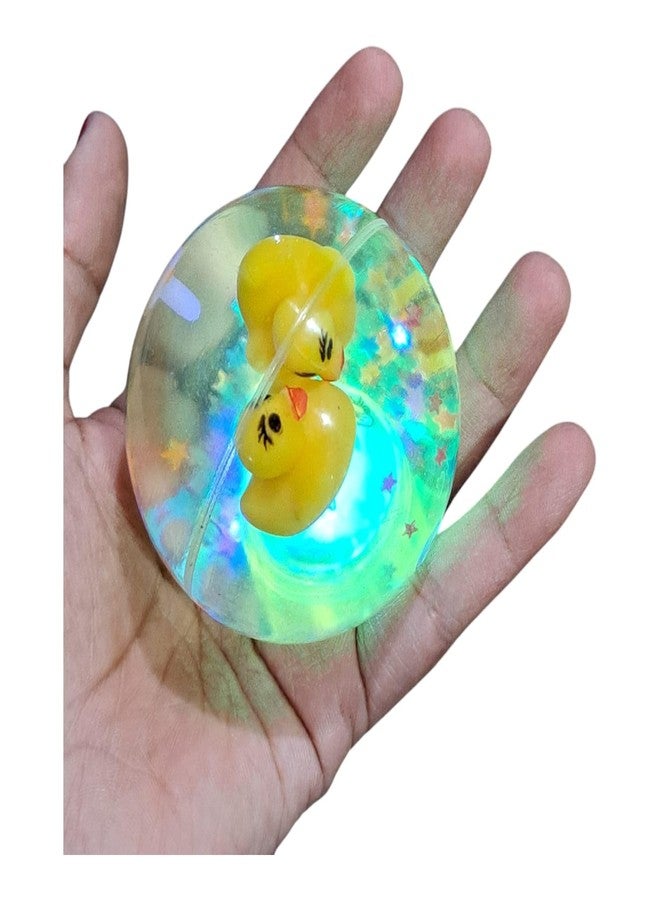JNiL Multicolour LED Flashing Water Bouncing Ball Anti-Stress Gift Fun Toys for Children (15cm, 150g, 1 count) - Image 5