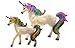 GlitZGlam Rainbow Unicorn Set: Mother Unicorn (Alana) and Daughter Unicorn (Penelope) Miniatures Unicorn Figurines for - Image 2