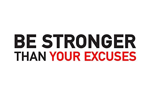 Bubbles Designs BE Stronger Than RED - Black - Home and Gym Motivate Wall Decal - Image 4
