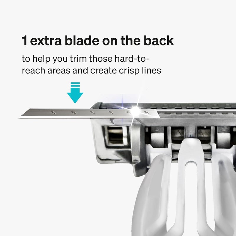 schick شيفك كواترو تيتانيوم 4 شفرات ماكينة حلاقة قابلة للتخلص للرجال - حلاقة ناعمة مع واقي للبشرة ومقبض مريح - Image 4