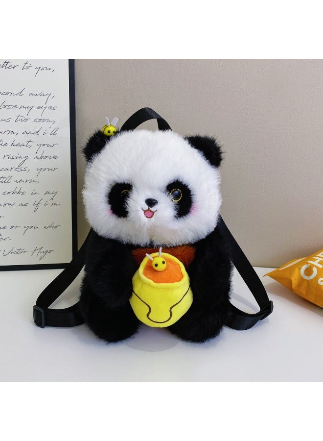 لبونير حقيبة ظهر الباندا الصغيرة اللطيفة، مناسبة لتقديم الهدايا والاستخدام الشخصي على حد سواء، متعددة الاستخدامات ومتوافقة لمختلف المناسبات. - Image 1