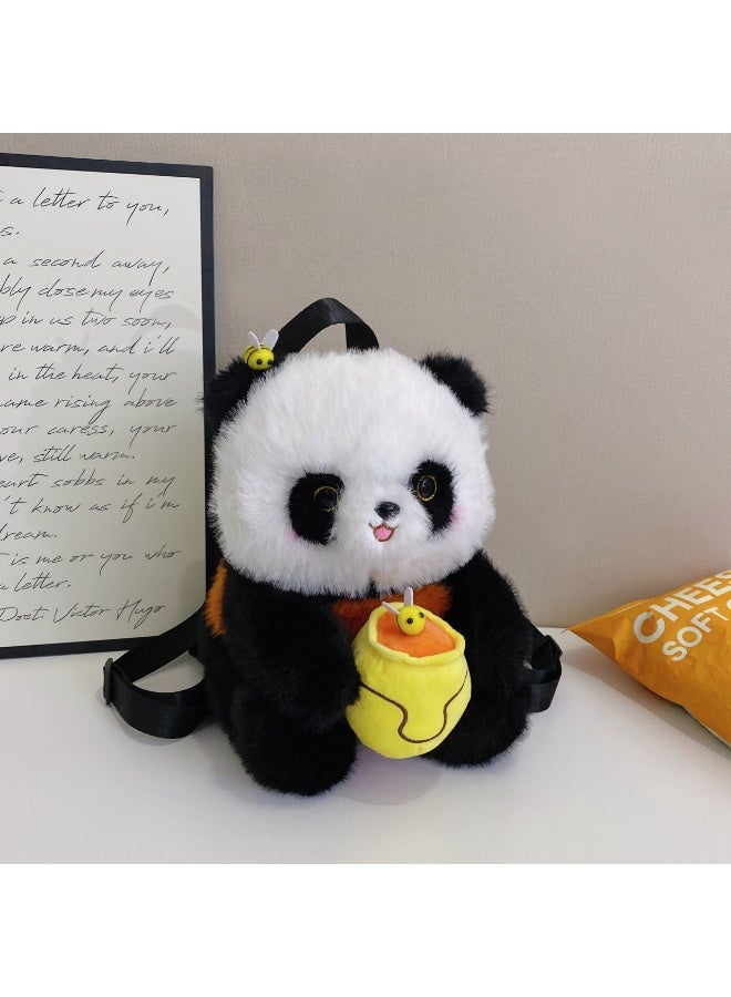 لبونير حقيبة ظهر الباندا الصغيرة اللطيفة، مناسبة لتقديم الهدايا والاستخدام الشخصي على حد سواء، متعددة الاستخدامات ومتوافقة لمختلف المناسبات. - Image 3