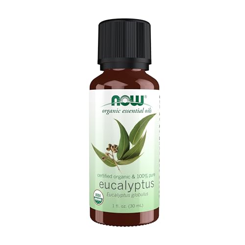 Now Foods NOW Essential Oils, Organic Eucalyptus Globulus Oil, Clarifying Aromatherapy Scent, Steam Distilled, 100% Pure, Vegan, Child Resistant Cap, 1-Ounce - Image 3