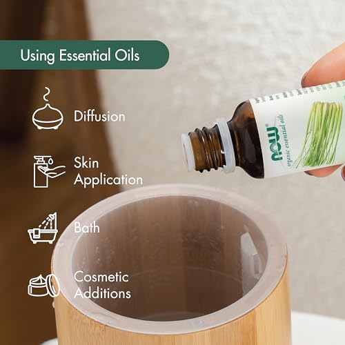 Now Foods NOW Essential Oils, Organic Eucalyptus Globulus Oil, Clarifying Aromatherapy Scent, Steam Distilled, 100% Pure, Vegan, Child Resistant Cap, 1-Ounce - Image 4