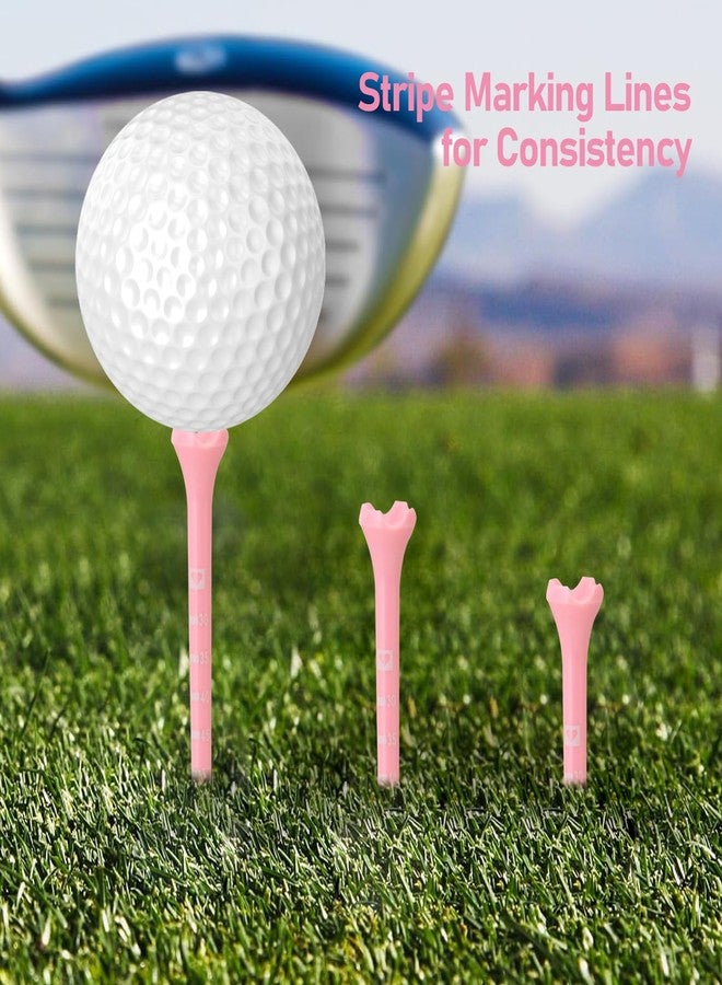 CATOSUM 50 Pcs Pink Golf Tees 2-3/4" - Funny Golf Accessories for Women, Durable and Stylish Golf Tees for Fun and Functional Play - Image 2