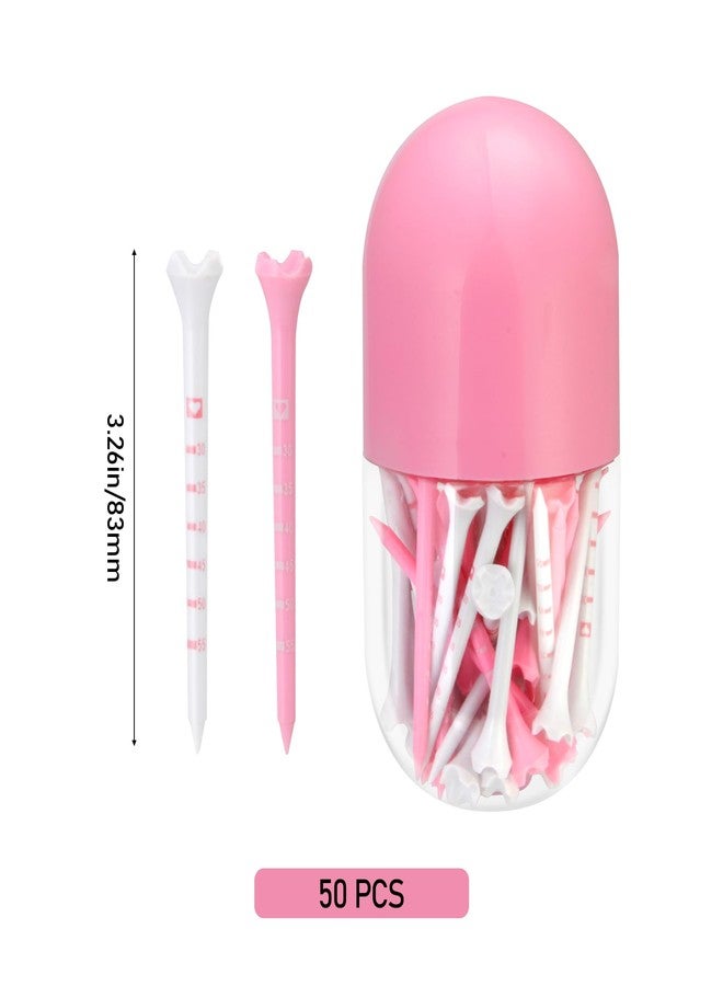 CATOSUM 50 Pcs Pink Golf Tees 2-3/4" - Funny Golf Accessories for Women, Durable and Stylish Golf Tees for Fun and Functional Play - Image 4