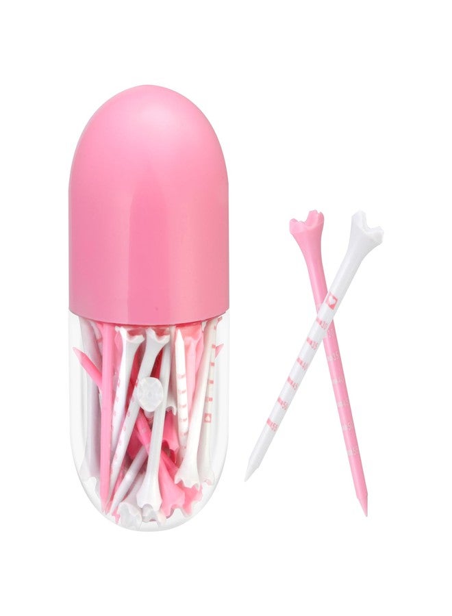 CATOSUM 50 Pcs Pink Golf Tees 2-3/4" - Funny Golf Accessories for Women, Durable and Stylish Golf Tees for Fun and Functional Play - Image 1