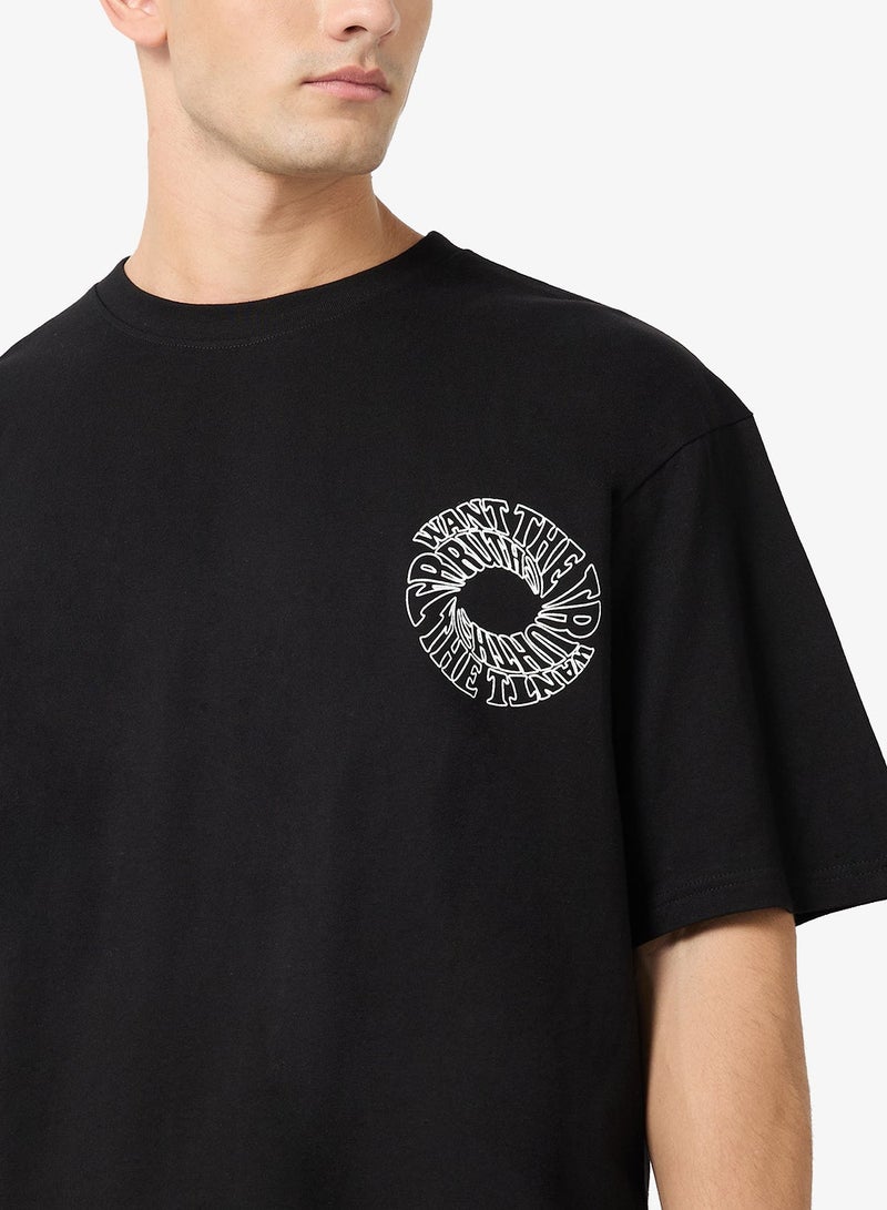 سفنتي فايف تيشيرتات مطبوعة برسومات مقاس عادي - Image 3