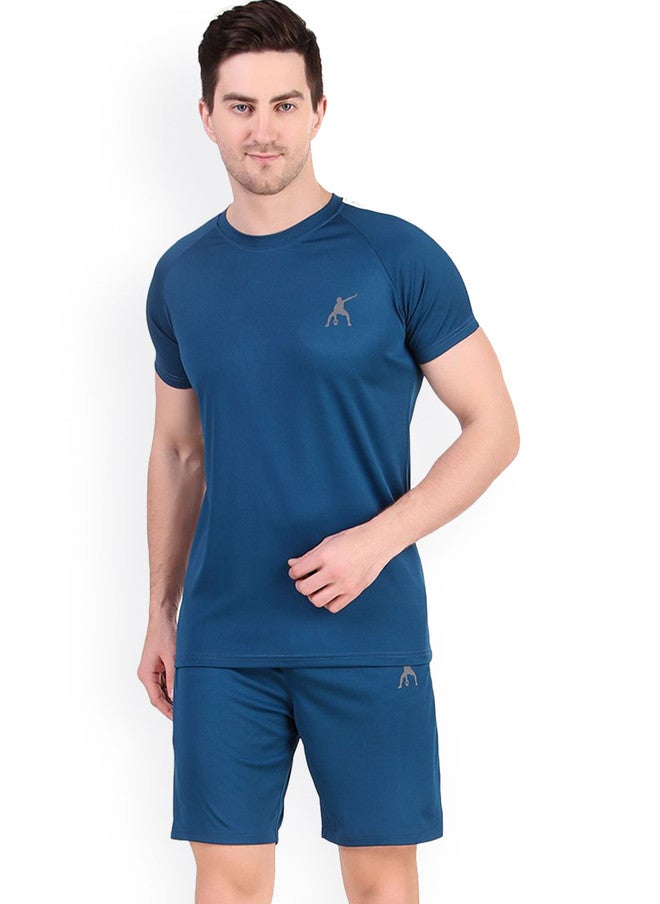 PREEN Round Neck T-Shirt With Shorts Co-Ords - Image 1