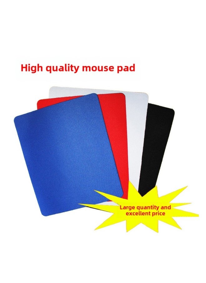 Generic - Blank Mouse Pad Increase Thick Tight Lock Edge Thermal Transfer Color Monochrome Gift Mouse Pad Coil Accessories-Color:White-Pattern:18*22*0.2cm - Image 1