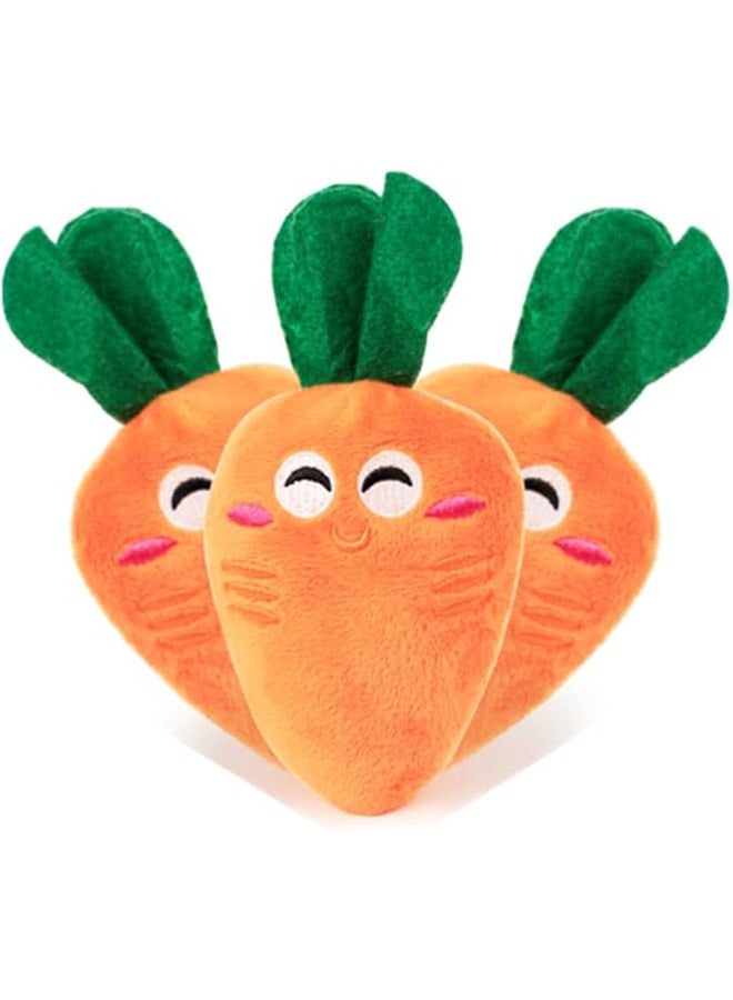 ألعاب الكلاب للكلاب الصغيرة - ألعاب المضغ المحشوة للجراء الأليفة، لعبة تفاعلية للكلاب تصدر صريرًا على شكل خضروات وجزرة مبتسمة، ألعاب الكلاب التي تصدر صريرًا، ألعاب الحيوانات الأليفة المحشوة الناعمة والمتينة للغاية، لعبة الحيوانات الأليفة من القطيفة المخمل، لعبة الكلاب المحشوة المتينة على شكل جزرة، لعبة الكلاب المحشوة المتينة، لعبة حماية المضغ، لعبة مضغ الكلاب، قطعة واحدة - Image 2