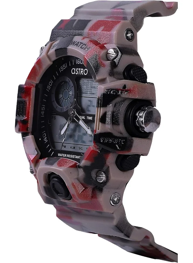 ASTRO Kids Analog-Digital Grey Dial Watch - A20902-PPRB