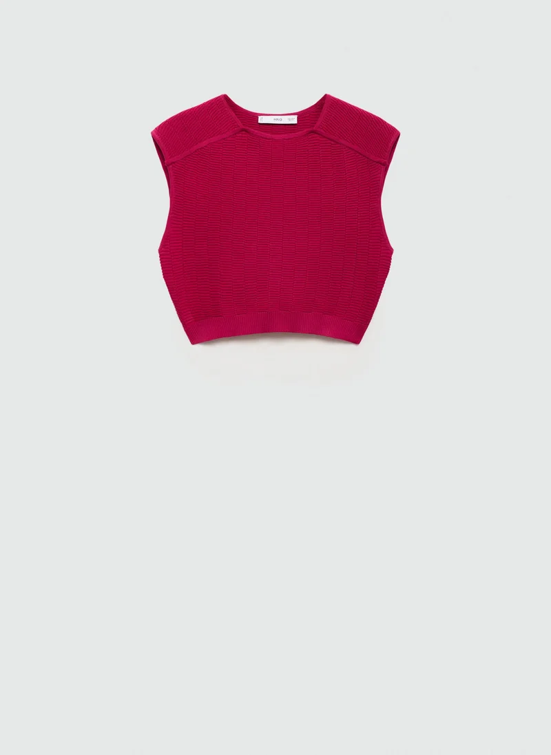 MANGO Trica-H Sleeveless Knitted Top