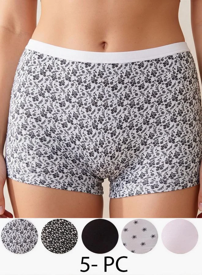 Splash FAV Set of 5 - Intimates Boxer Briefs with Assorted Print