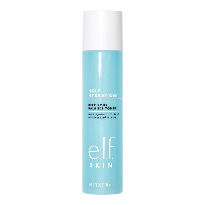 elf e.l.f. Keep Your Balance Toner, Gentle, Refreshing, Removes Makeup & Impurities, Hydrates, Cleanses, Soothes, Infused with Hyaluronic Acid, Witch Hazel and Aloe, 5.07 Fl Oz - Image 1