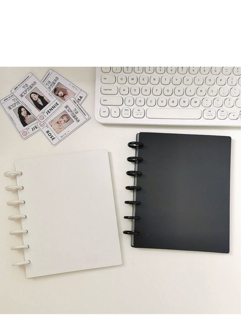 Y&D Photocard Binder 3 Inch Holder Book Sleeves with 30Pcs Inner Pages Idol Album Business Cards Collect 6 Ring Photo Protectors hold 240  - Image 2