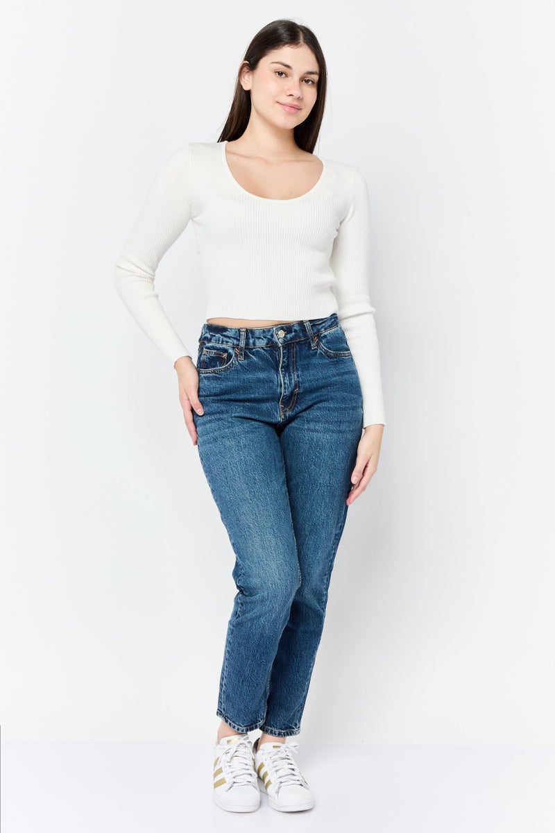 ESPRIT جينز نسائي كلاسيكي مريح قابل للتمدد، أزرق - Image 2