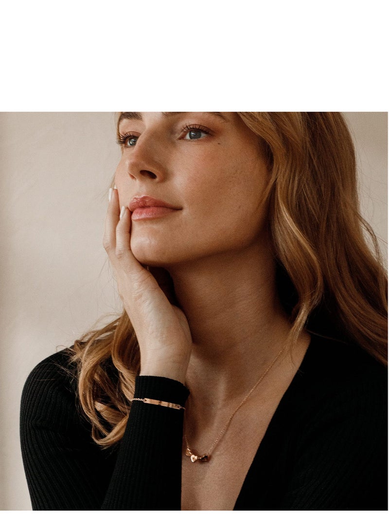 Gold Bar Bracelet for Women Simple Delicate Thin Cuff Bangle Hook Bracelet Gold Plated Handmade Minimalist Jewelry - Image 2
