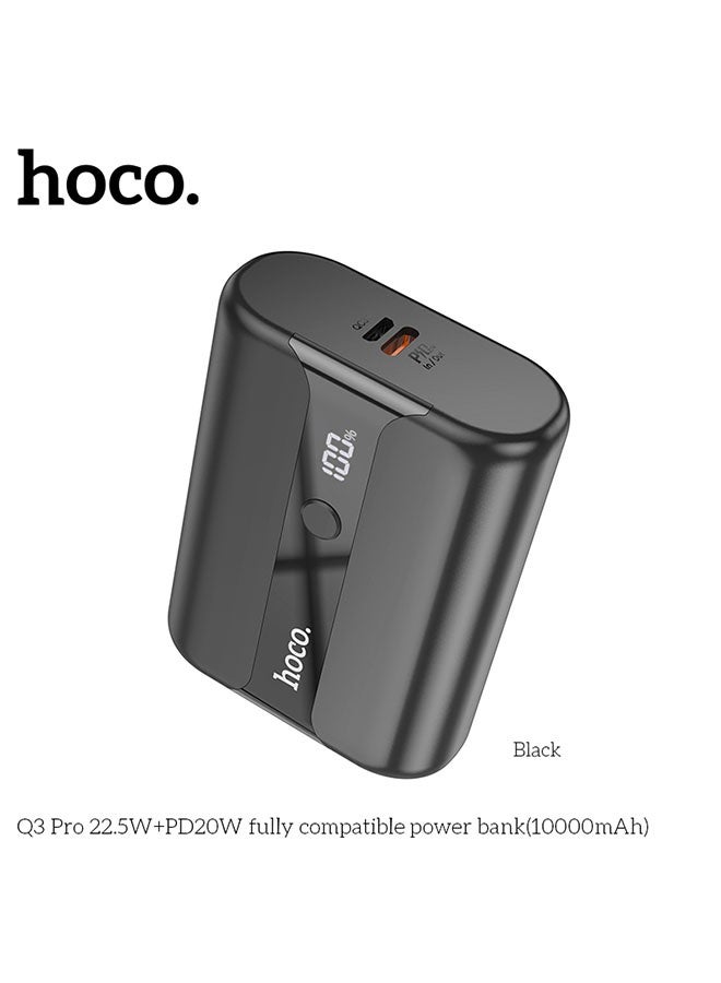 hoco. Power bank Q3 Pro 22.5W+PD20W 10000mAh(Black) - Image 3