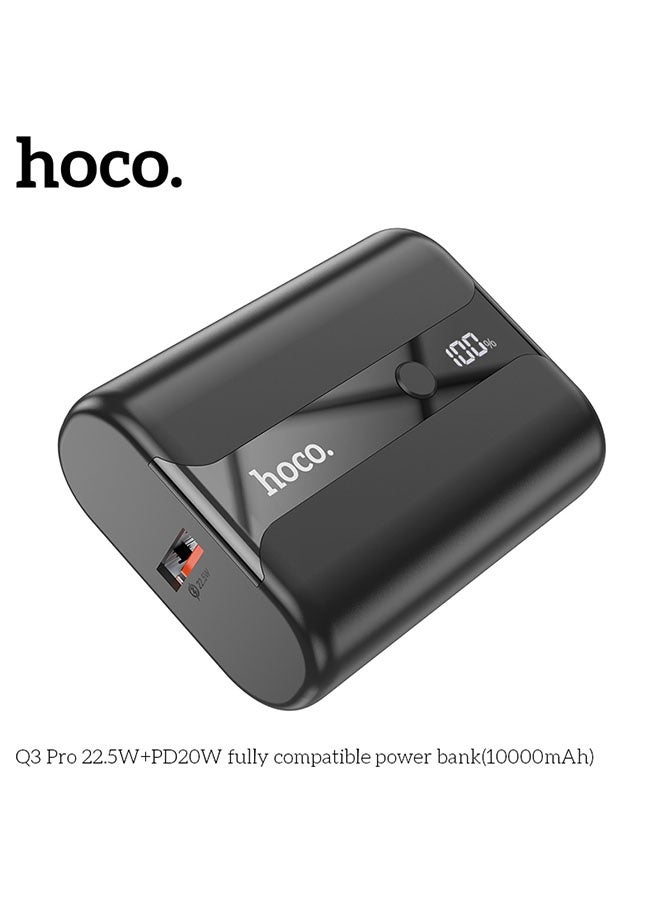 hoco. Power bank Q3 Pro 22.5W+PD20W 10000mAh(Black) - Image 1