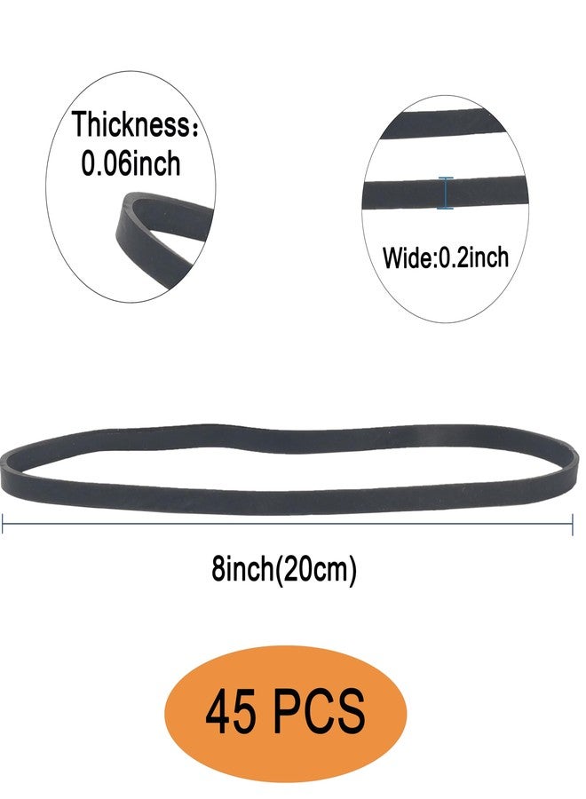 Foshine Rubber Bands Garbage Can Bands Elastic Large 8inch 45Pcs Trash Cans Rubber Bands Elastics Bands for Office Supplies Home - Image 4