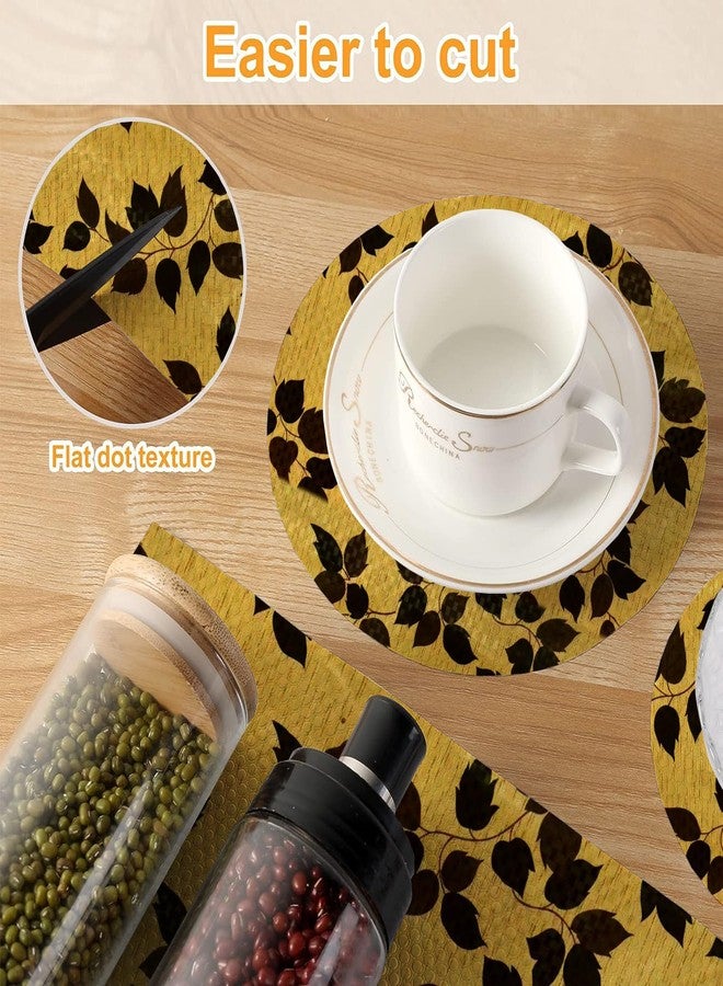 Vocal Store Kitchen Drawer/Cabinet Shelf Mat|PVC Material|Adjustable Size 10 Meter Roll, Yellow - MDOJ2-P056-10 - Image 4