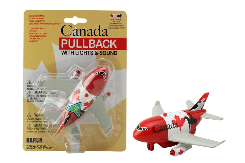 Daron Canada Pullback Plane with Light and Sound - Image 2